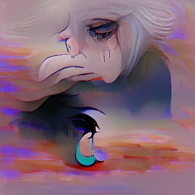 Abstract Expression of Grief