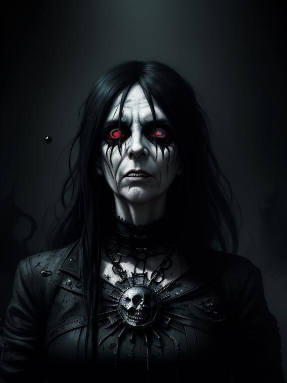 Female Alice Cooper: A Dark Fantasy Nightmare