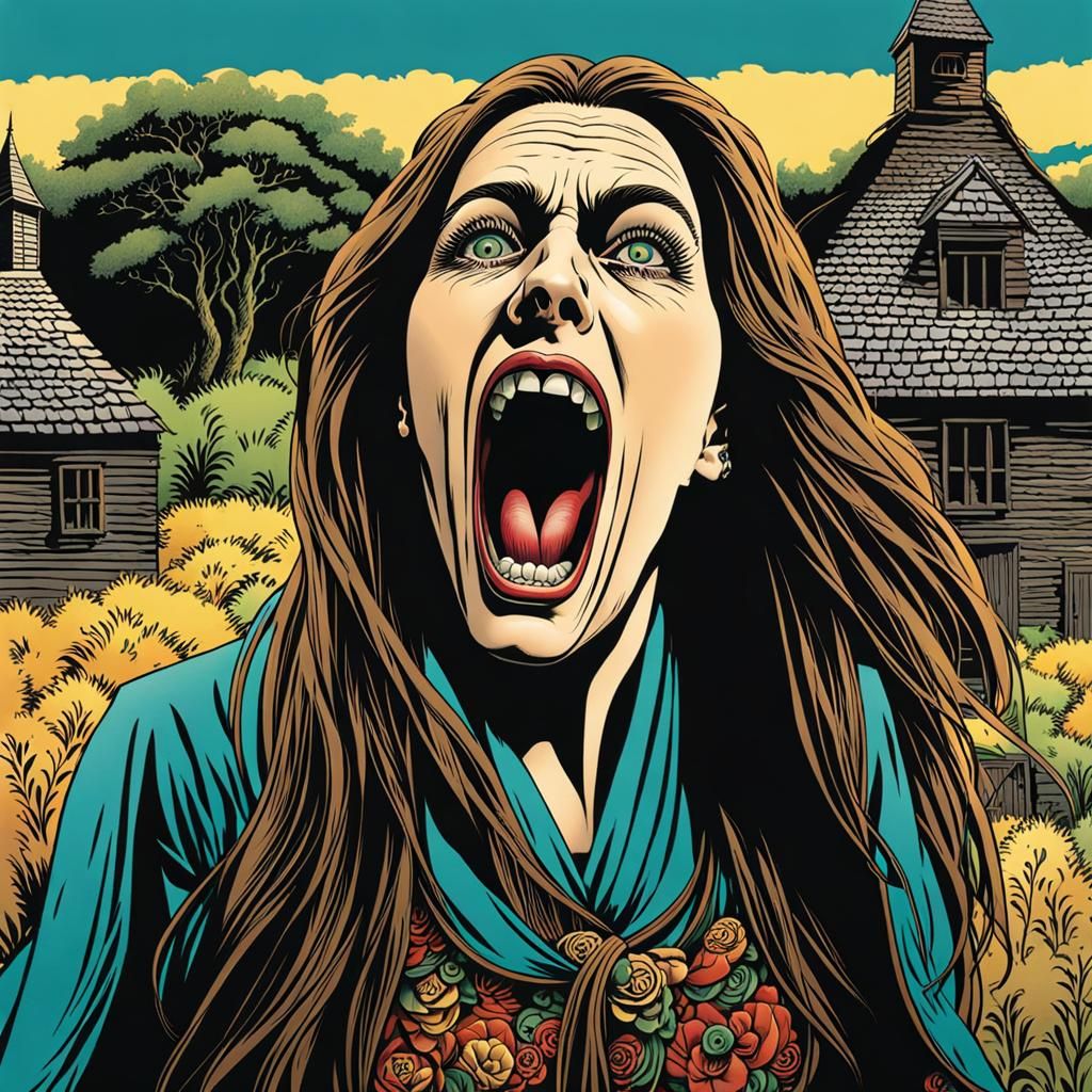 Sinister Banshee Screaming in Haunted Irish Village