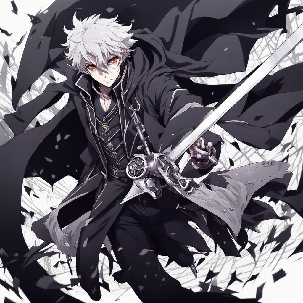 Alastor in Anime Key Visual Style