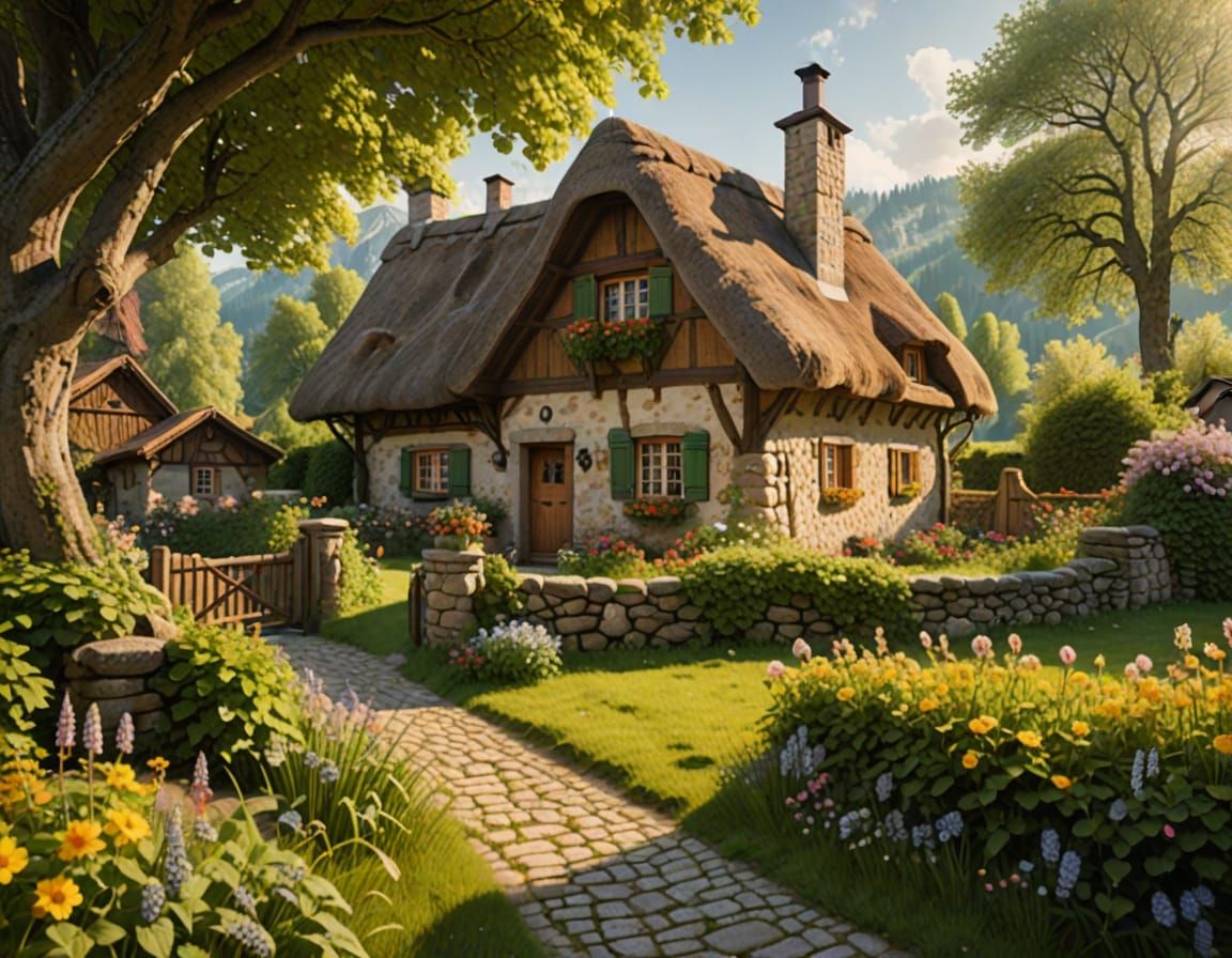 Quaint German Cottage in Idyllic Countryside