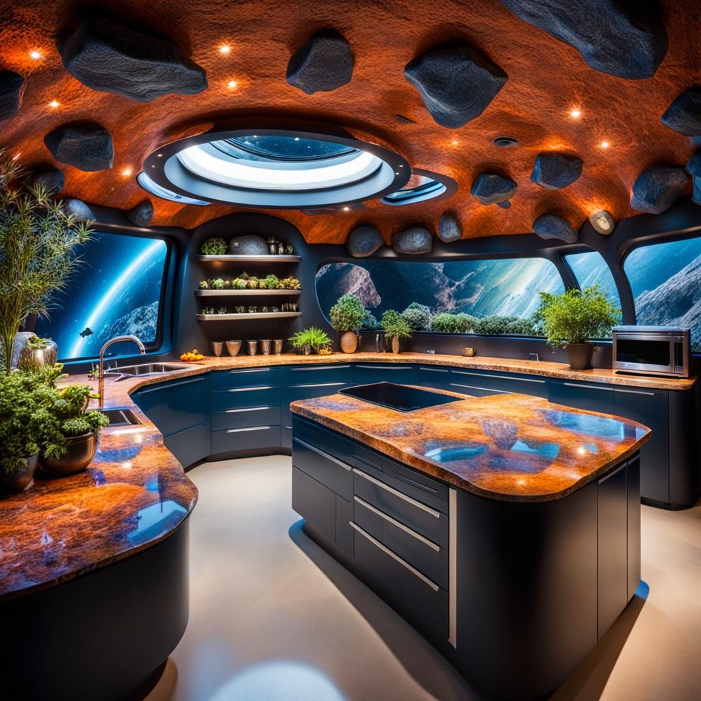 Spaceship kitchen