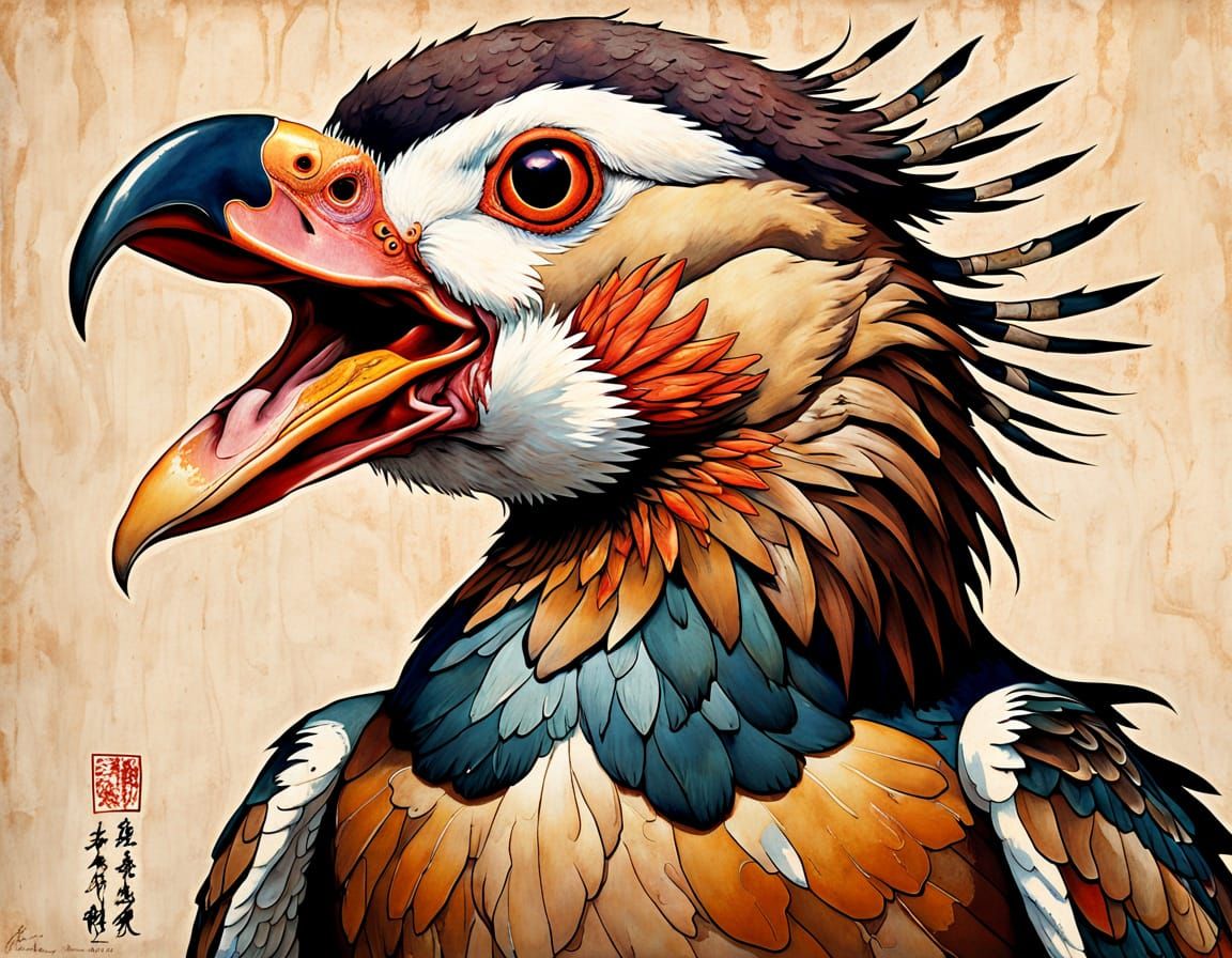 Surrealistic Horror in Egon Schiele Style