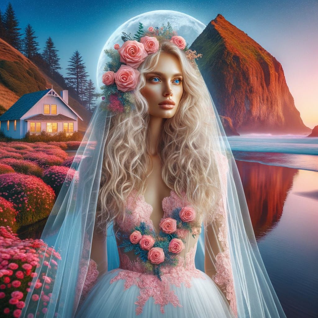 Small Beach House Wedding