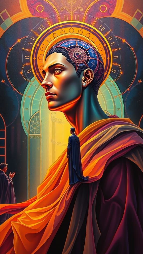 Harbinger of Peace Moebius complementary colors deep color s...