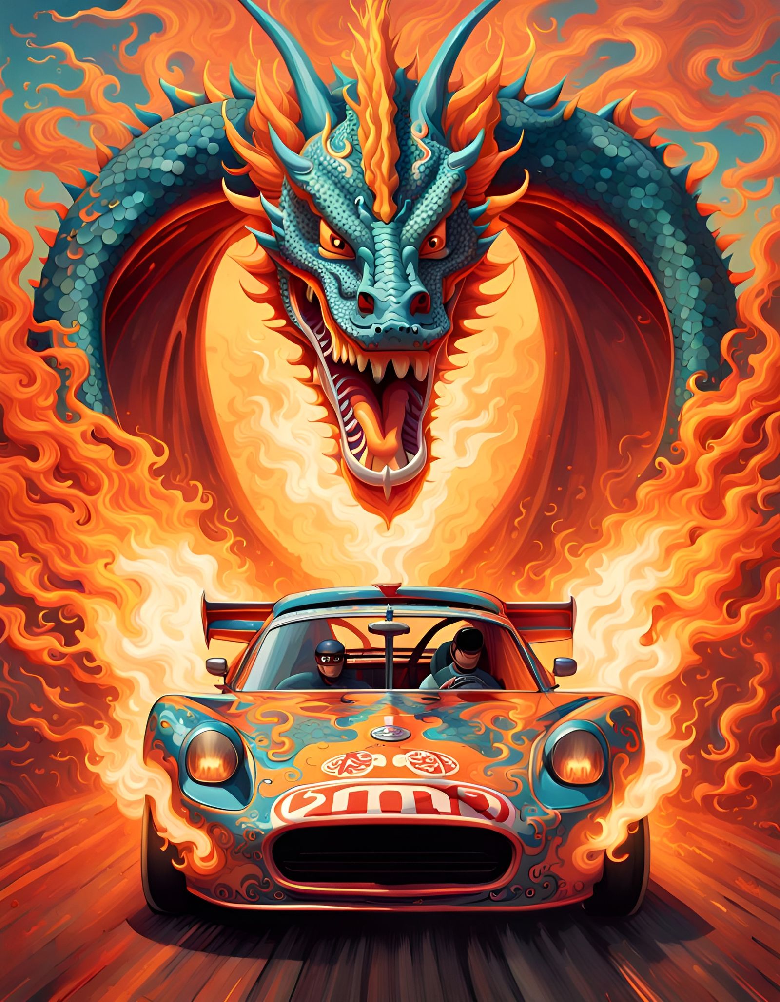 Drag(on) Race Car. 🔥