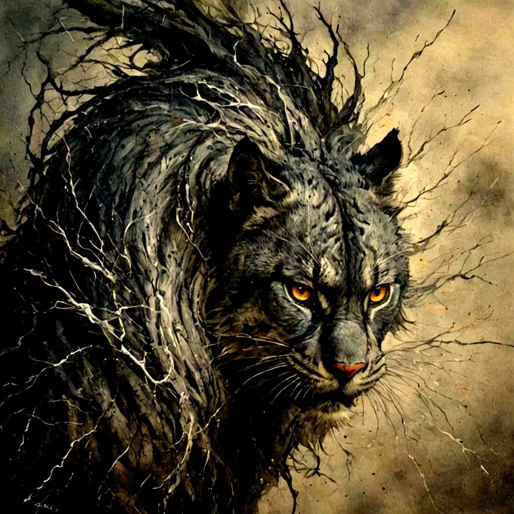 Abstract Intensity Design Generated by AI