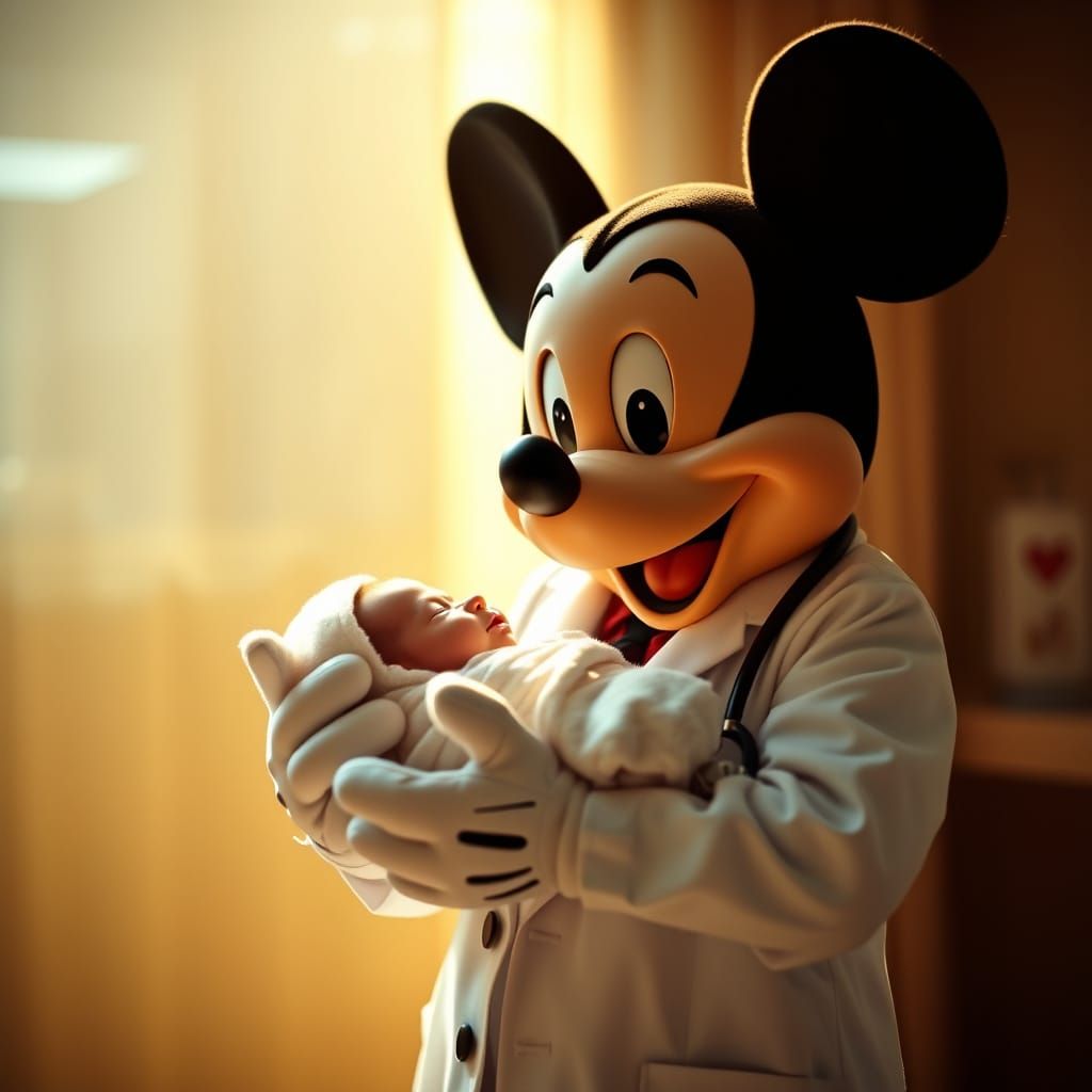 Mickey Mouse as a Compassionate Pediatrician in a Cinematic ...