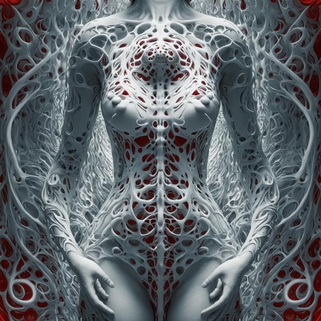 Endless Dysphoria: Red and White Expression