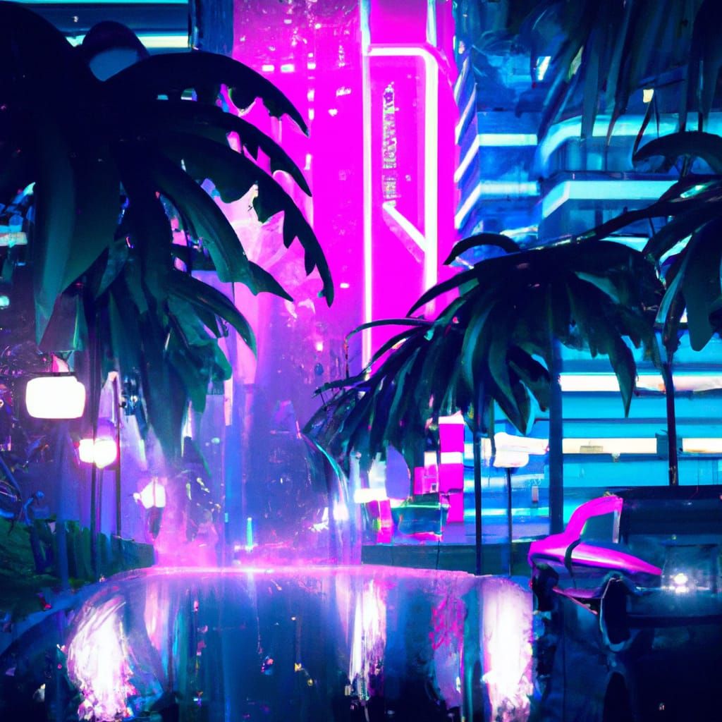 Cyberpunk Vice City: Neon Metropolis 2077