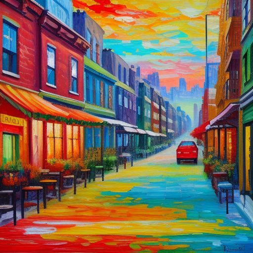 Boho-Chic Hell's Kitchen in Expressionist Style