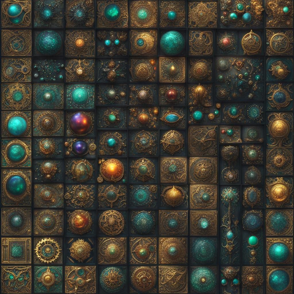 Ethereal Surrealism: Vibrant Crystal Fantasy Art