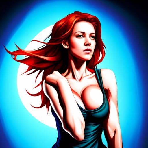 Hyperrealistic Image of Breast Expansion Process