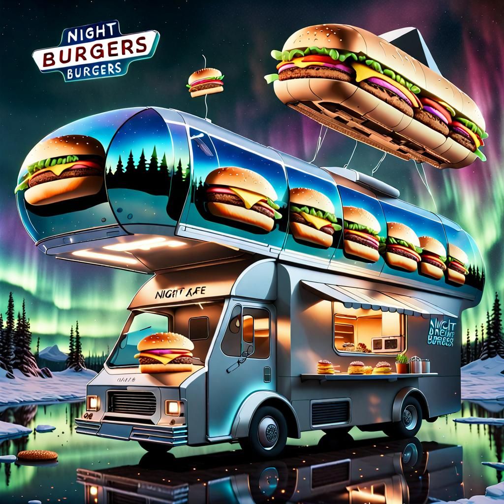 Futuristic Food Truck