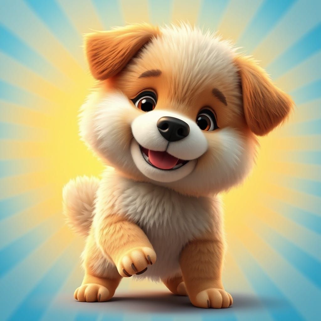 Cinematic Dog Concept Art in 4K