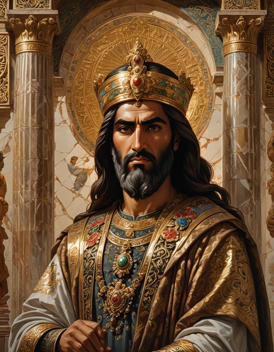 Darius the Great: Ancient Persian Imperial Portrait