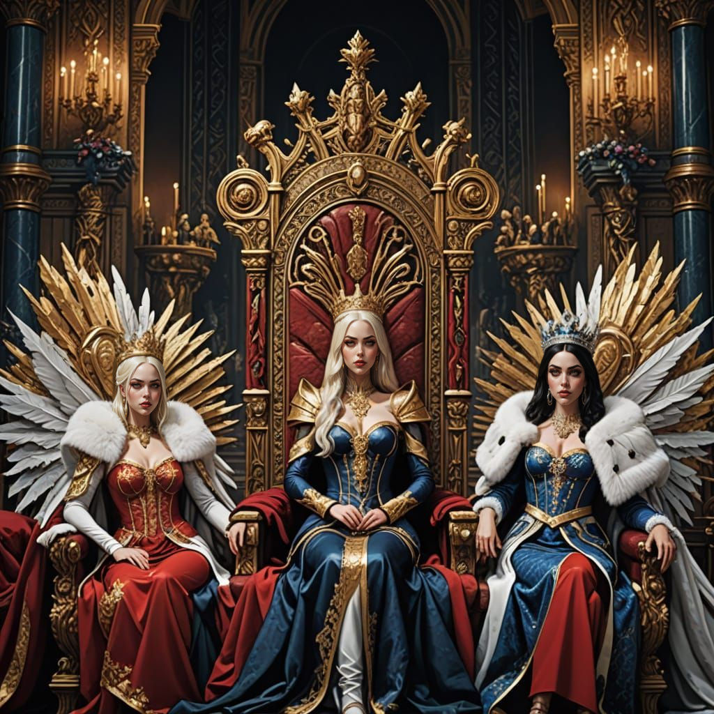 Three queen triumvirate