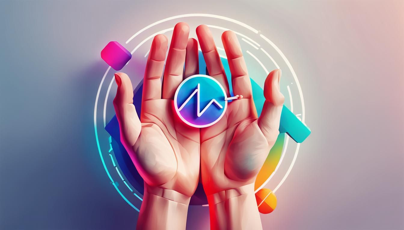 Low-Poly Helpdesk Lifeline in Neon Colors