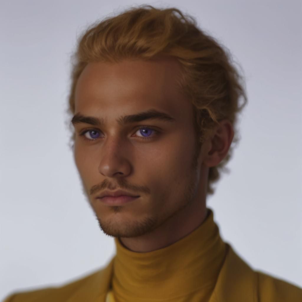 Portrait of a Young Man with Golden Hair