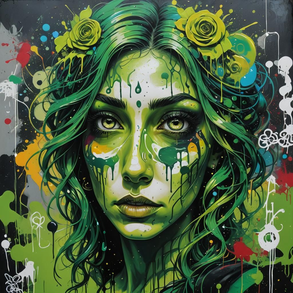 Green Gypsy Moon: Graffiti Street Art