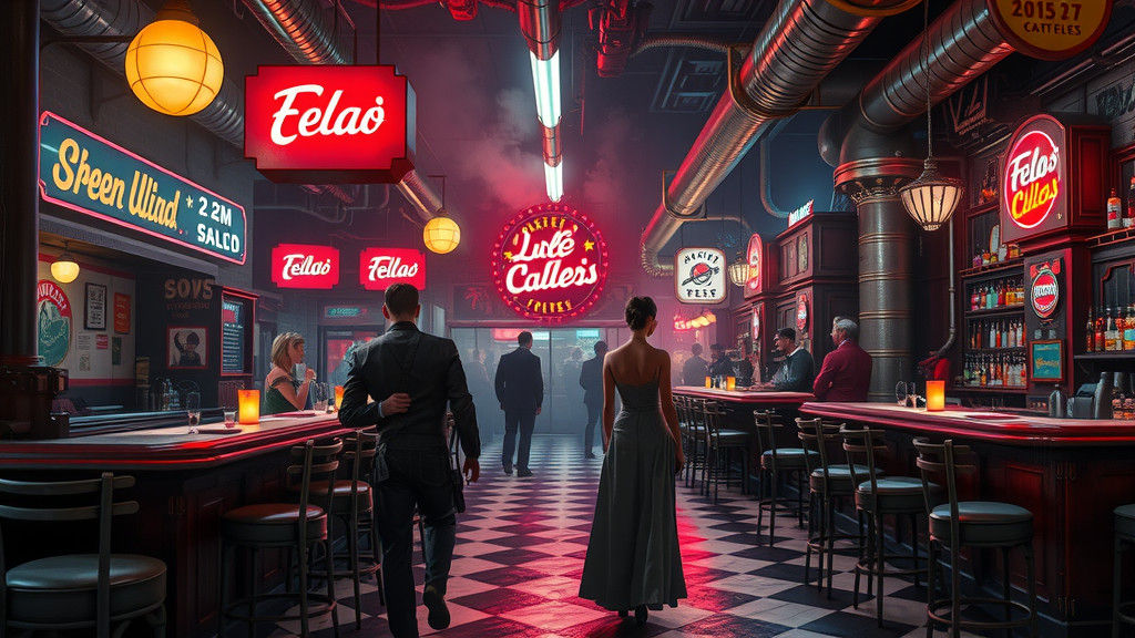 Morlock and Eloi Walk into a Retro Bar