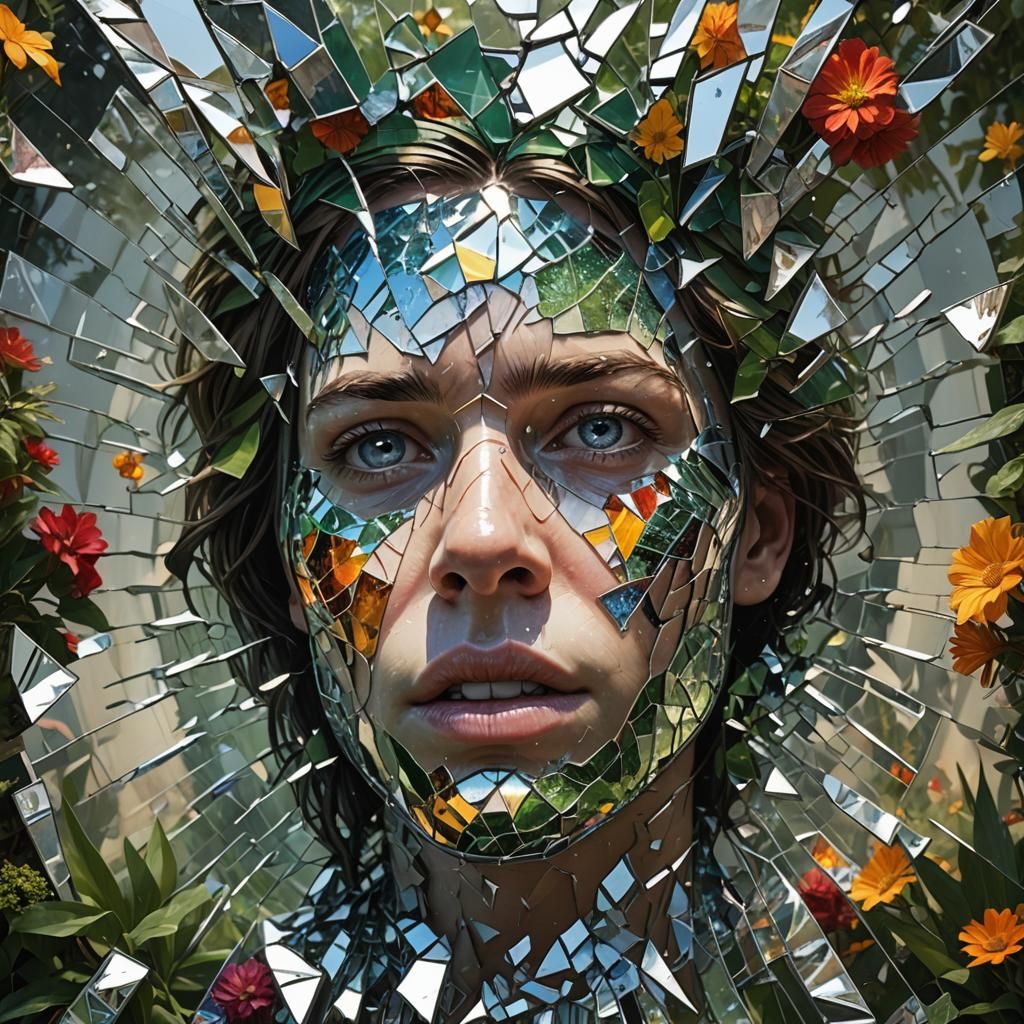 Shattered Mirror Reflecting the Garden of Eden