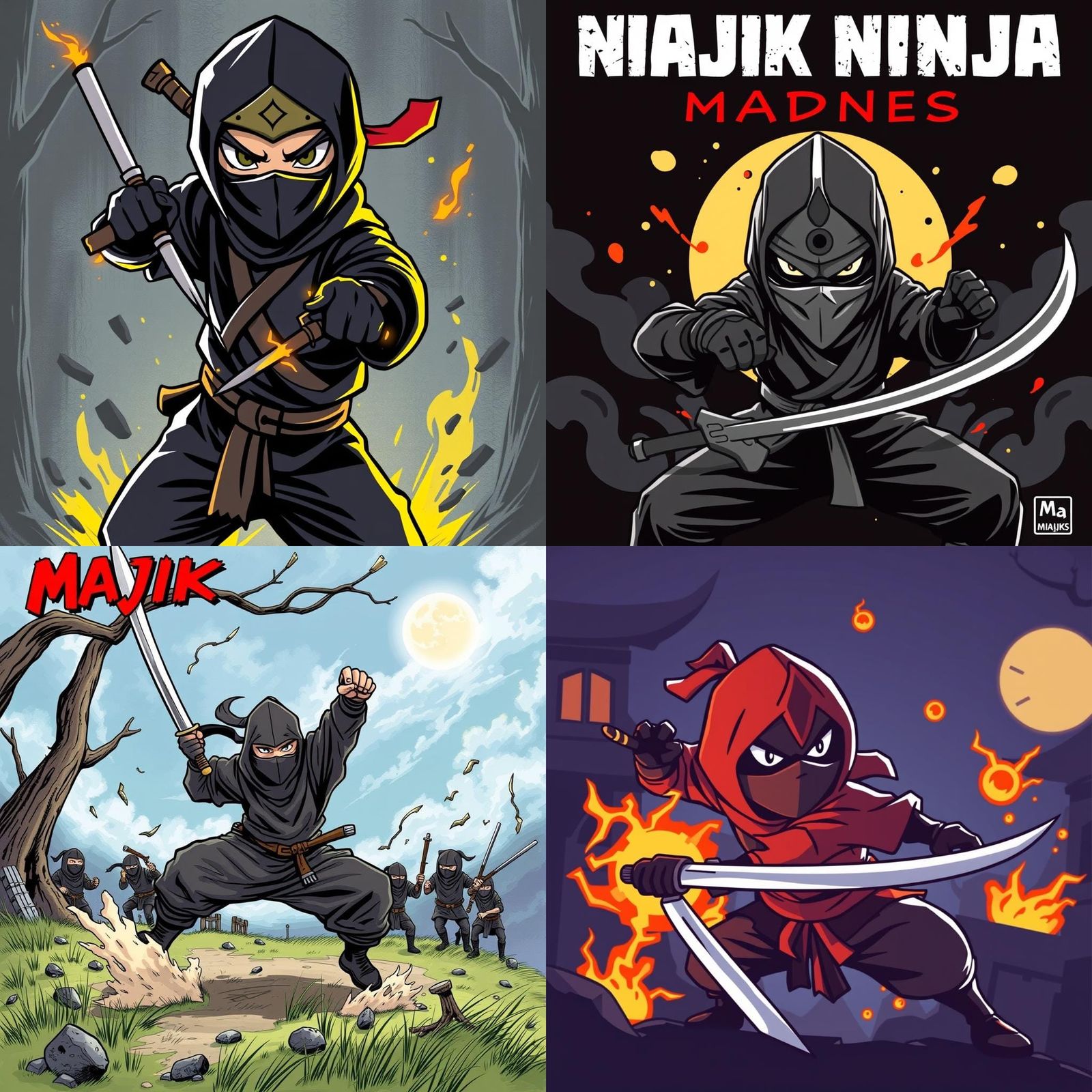 Majik Ninja: An AI Interpretation