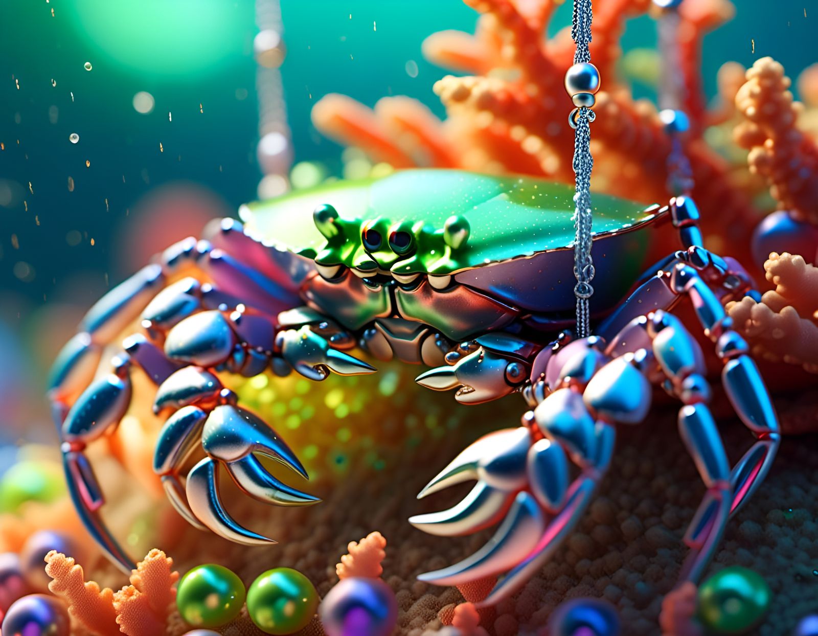 Pearl sea crab 🦀 3