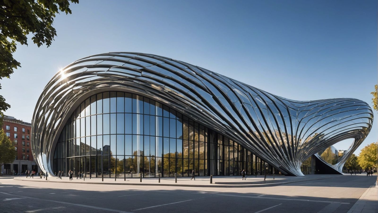 Angel Wing Inspired Modern Building Exterior