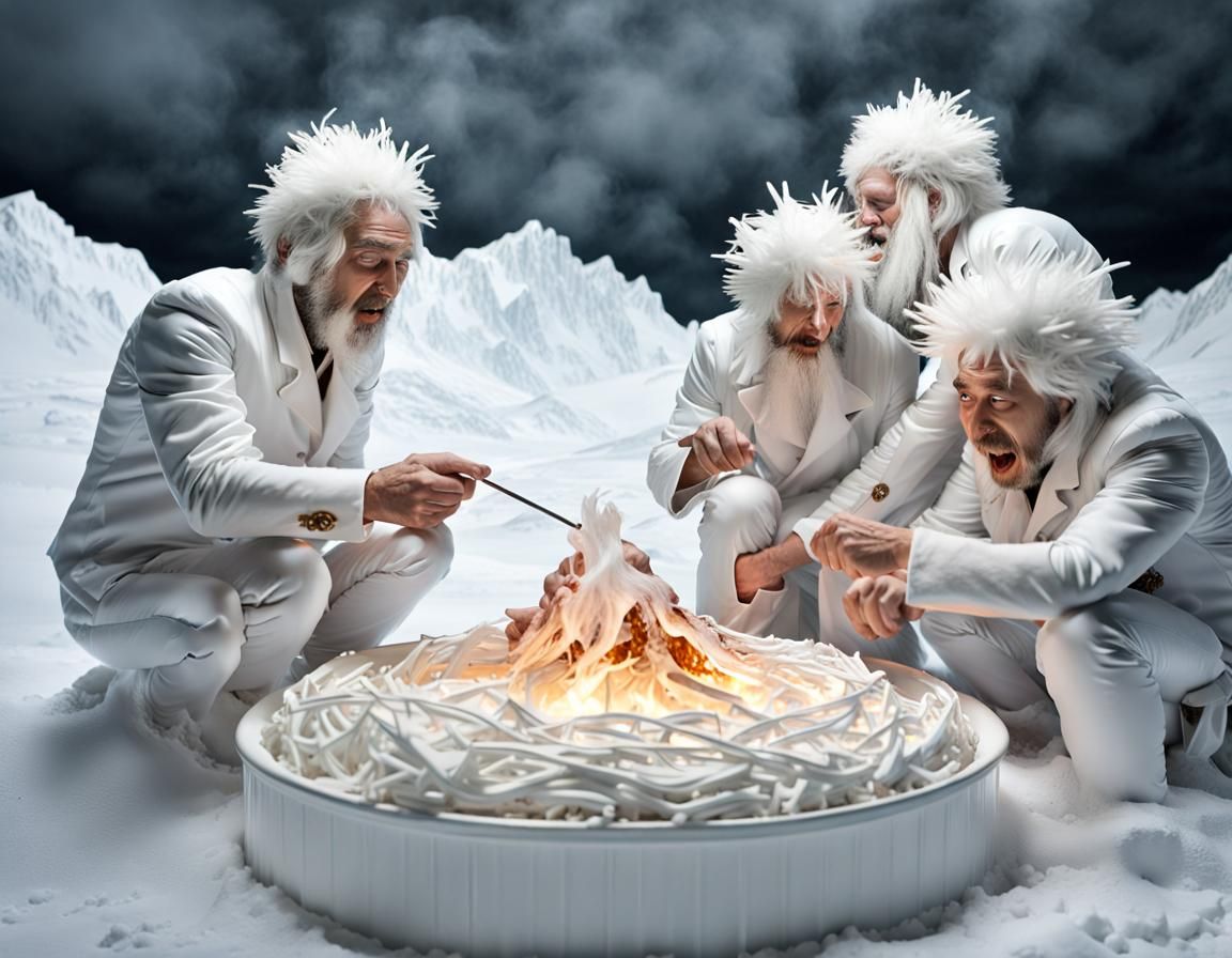 Surreal Baked Alaska: A Hyperrealistic Stop-Motion Dream