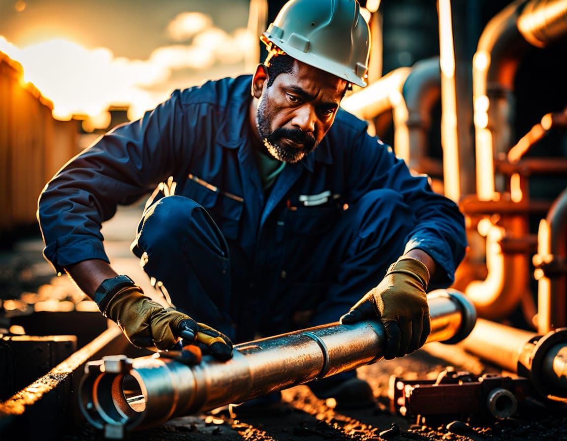 Ayoob Suleman: Maintenance Worker in Golden Light