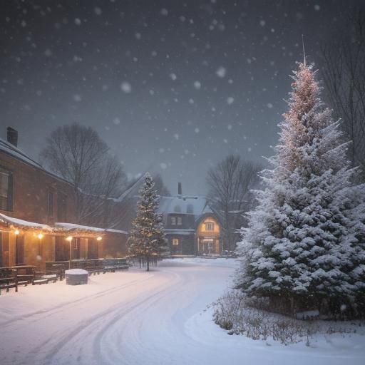 Simple Snowfall Scene