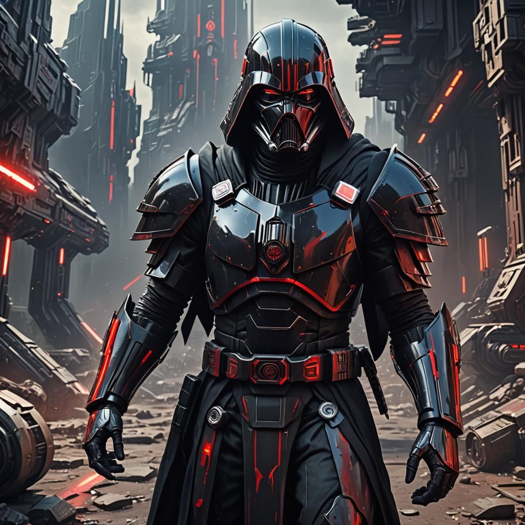 Sith Lord in High Tech Armor Concept Art