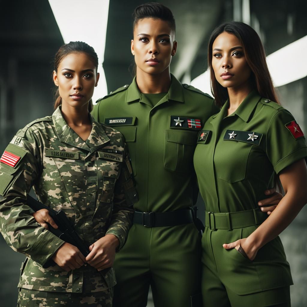 Army Medic and Captain Couple in 4K Aesthetic