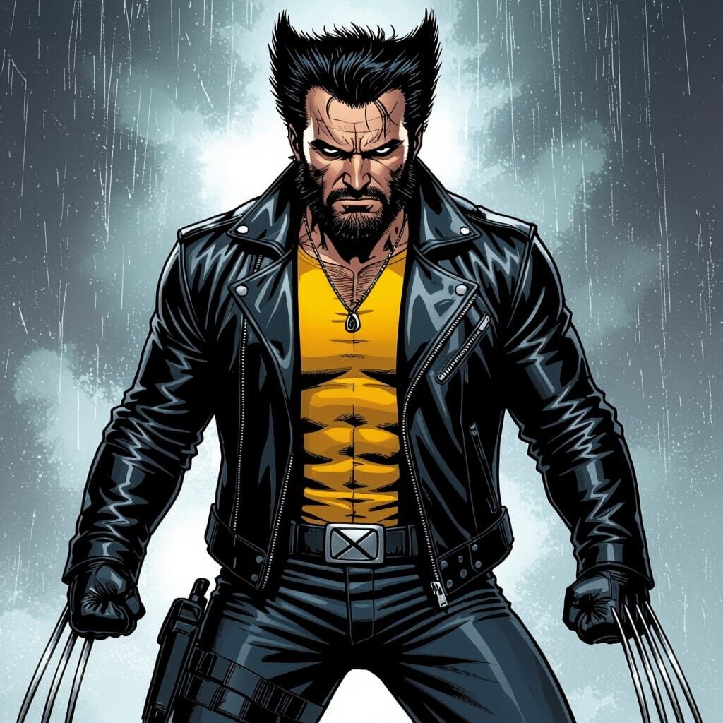 Billy Joel Transforms to Wolverine in Comic Book Art