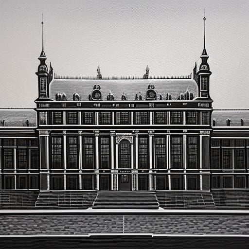 Royal Library: Retro Pixel Art in Black and White