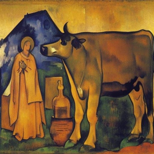 Cow's Milk and Science: A Byzantine Post-Impressionist Fusio...