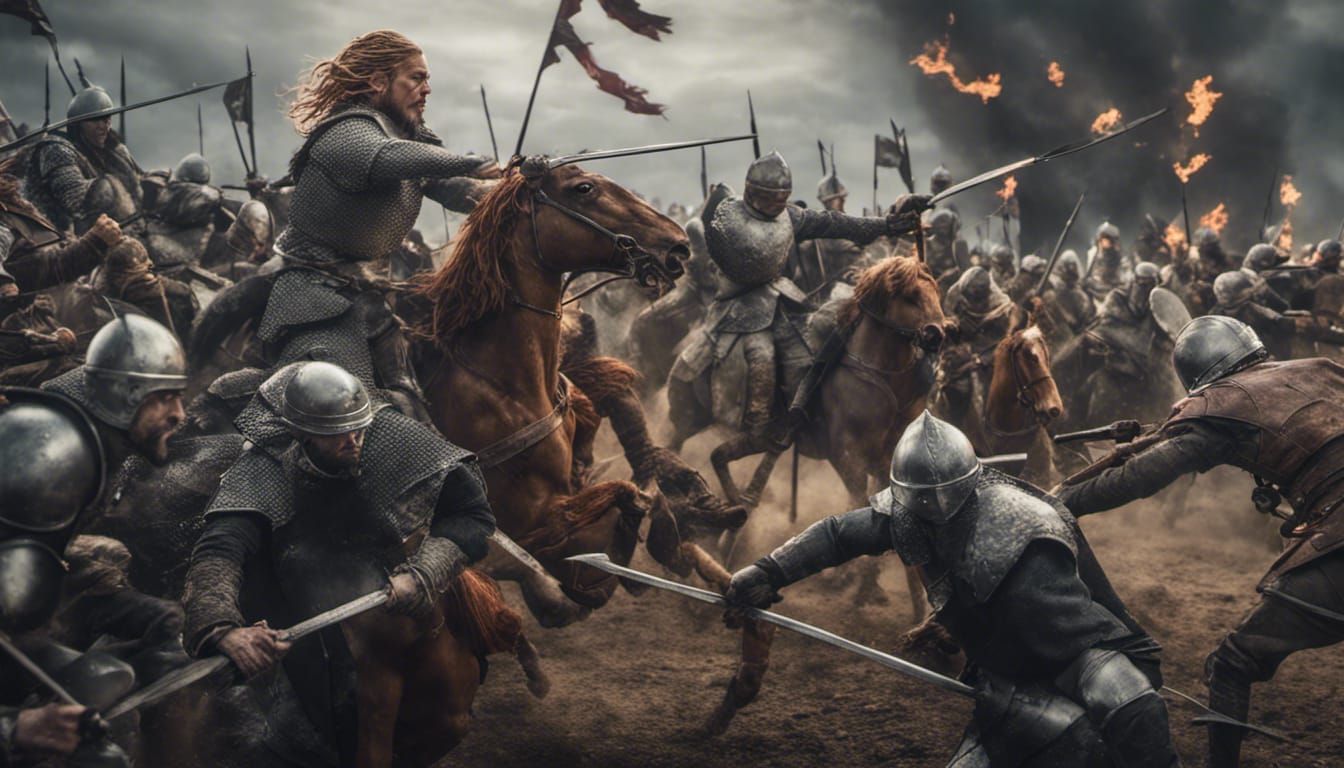 Epic Game of Thrones-Style Battle Scene