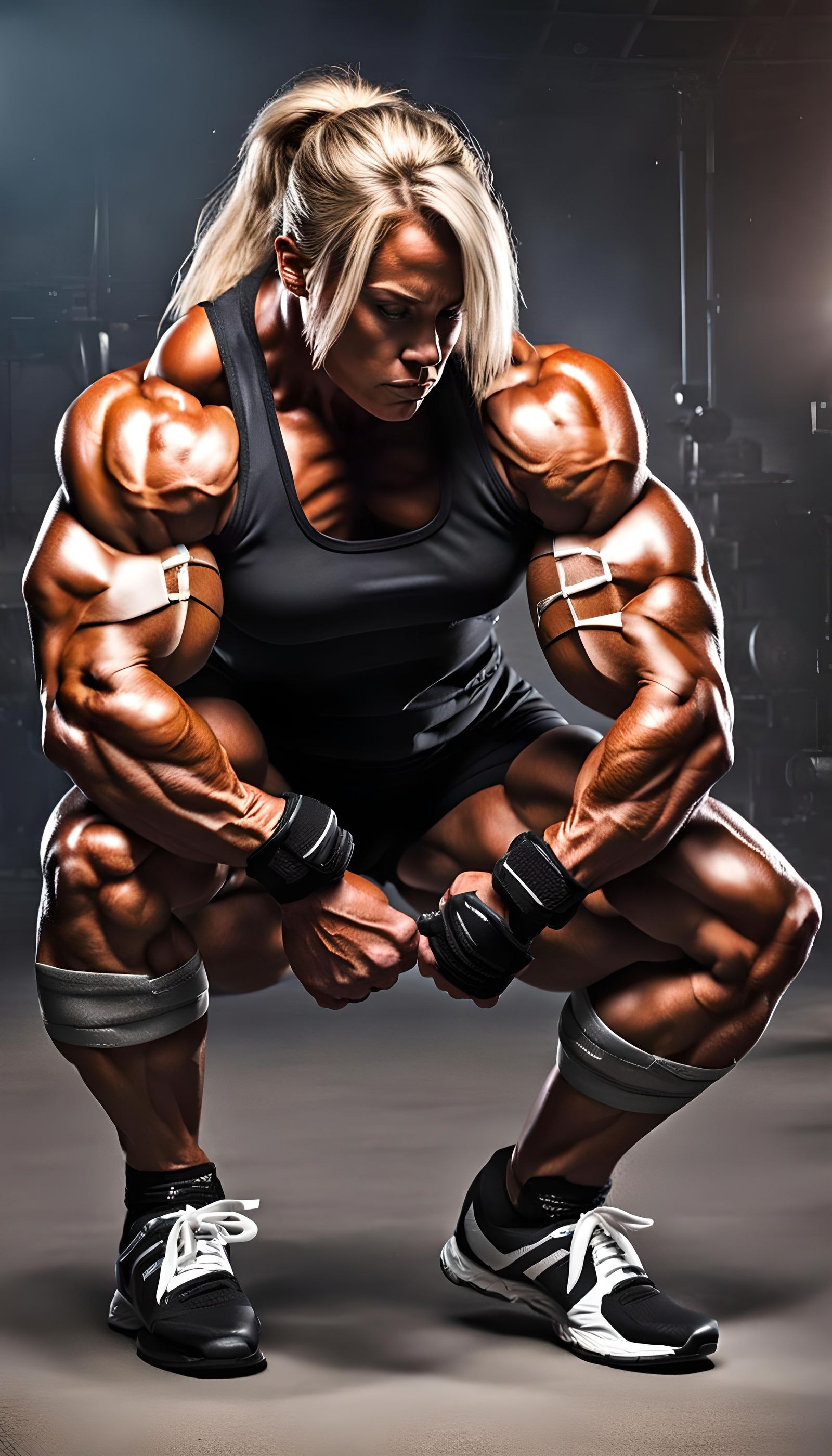 Female Bodybuilder with Ripped Physique