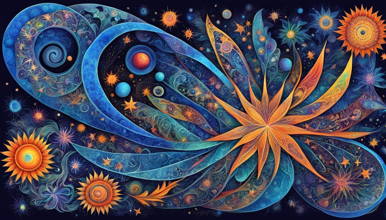 StarEvolvers AstroMagnetoSauri IX -inspiration and prompt by @bmotters