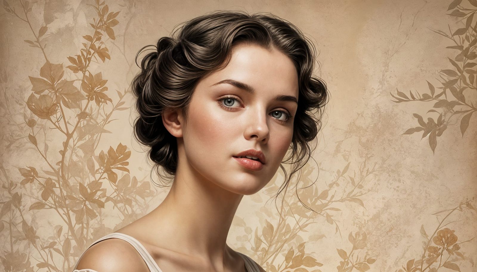 Vintage Poster in Harrison Fisher's Style