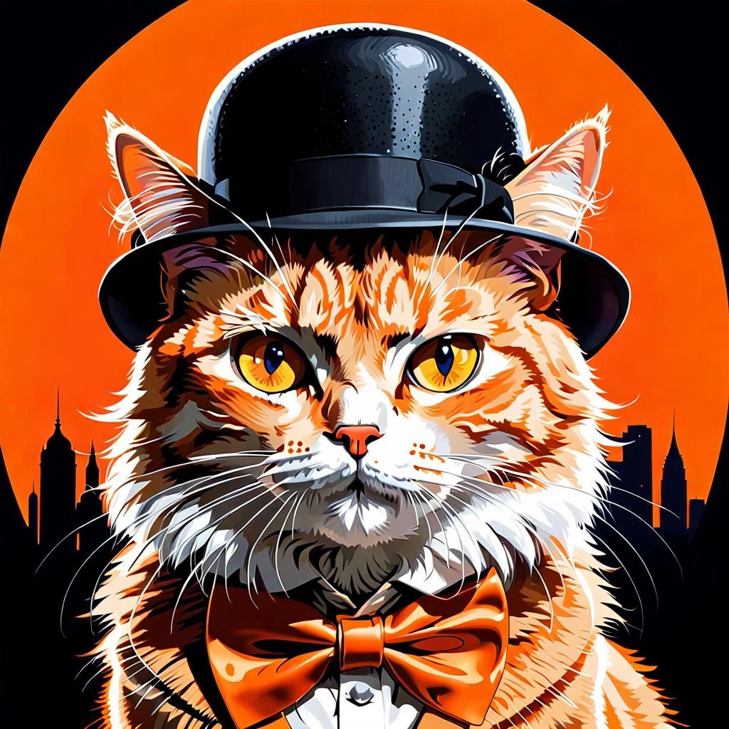 A Clockwork Orange-Cat