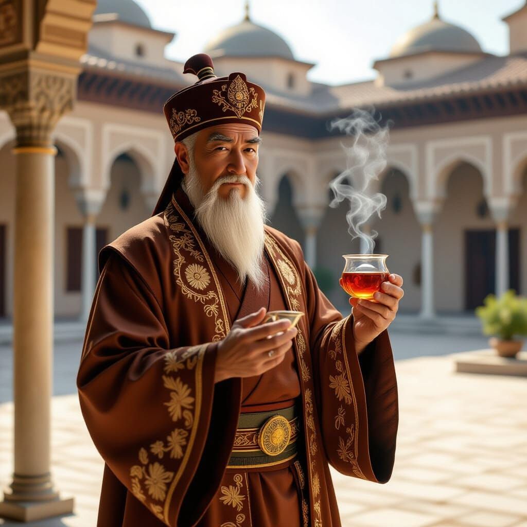 Iroh as Ottoman Vizier and Tea Master