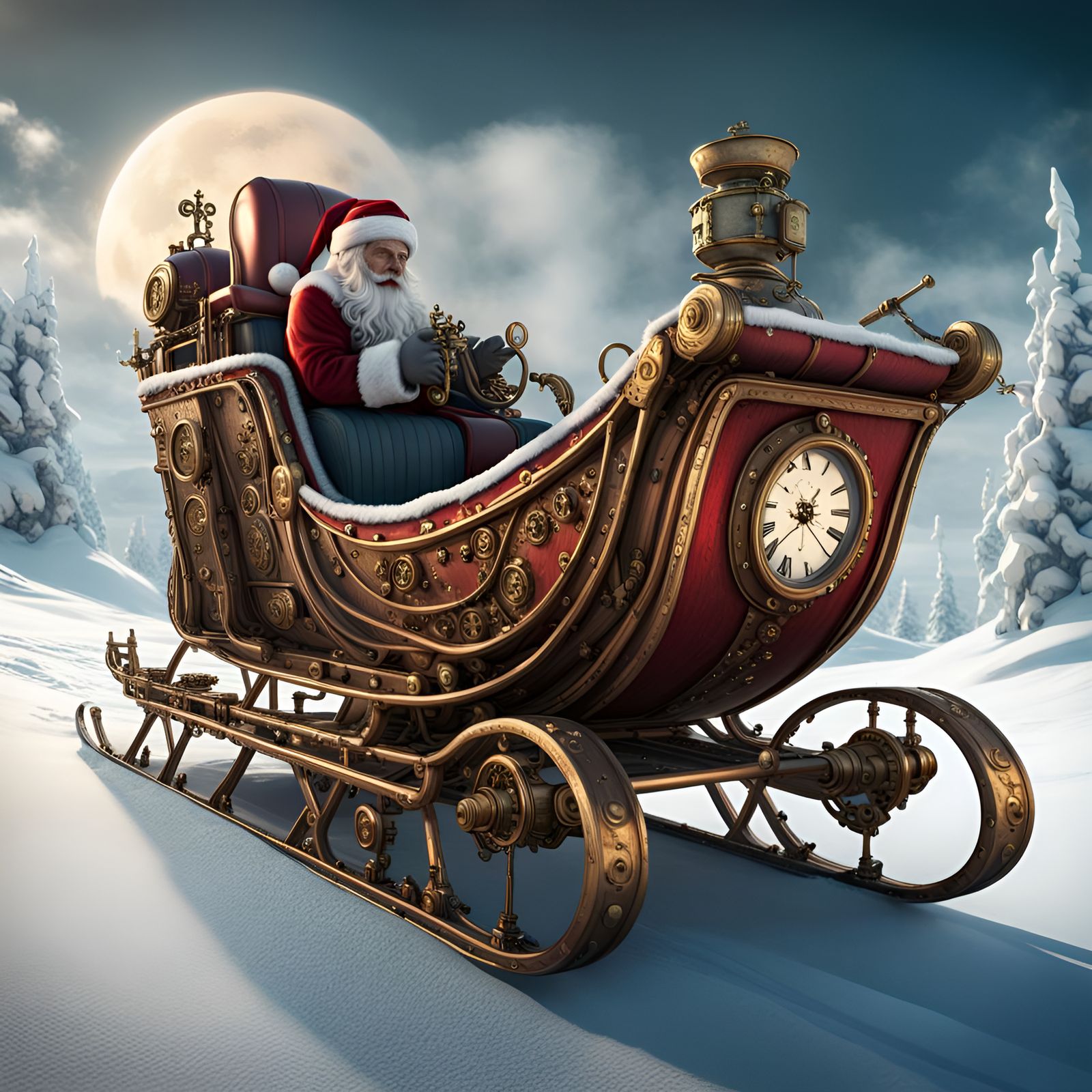 Santa’s Steampunk Sled