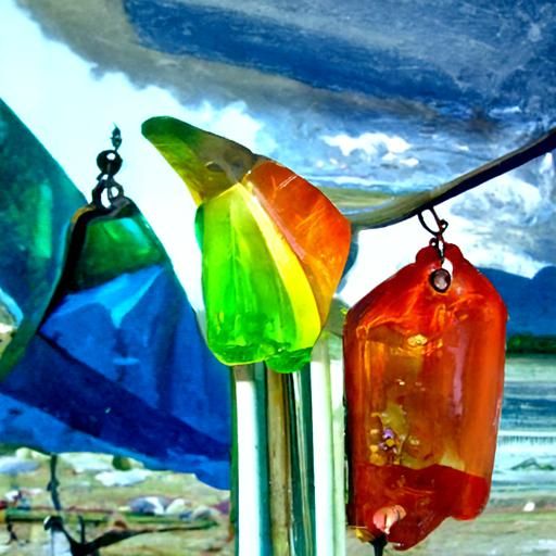 Sea Glass Rainbows and Wind Chimes