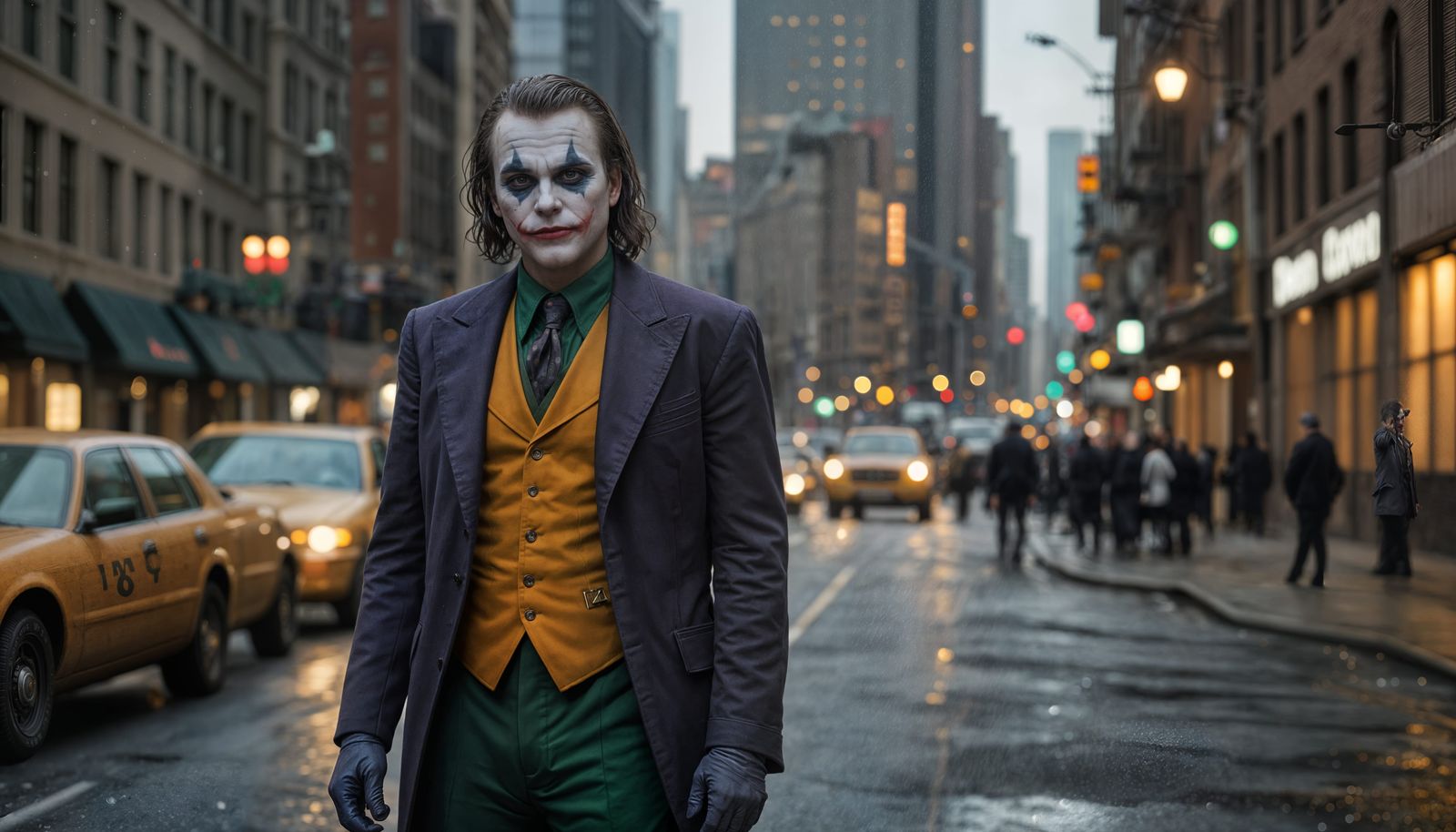 Joker in Gotham City: Professional Photography