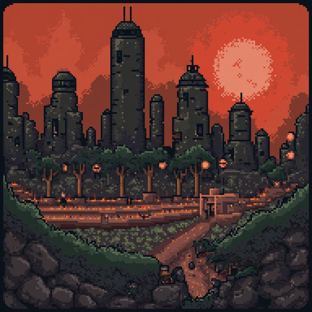 Pulp Magazine Style Illustration