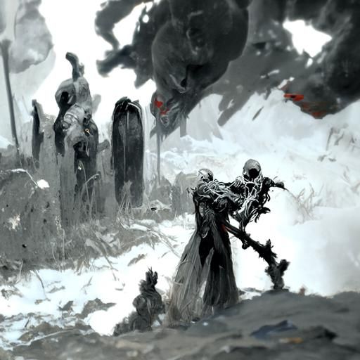 Horrific Space World of Death and Destruction