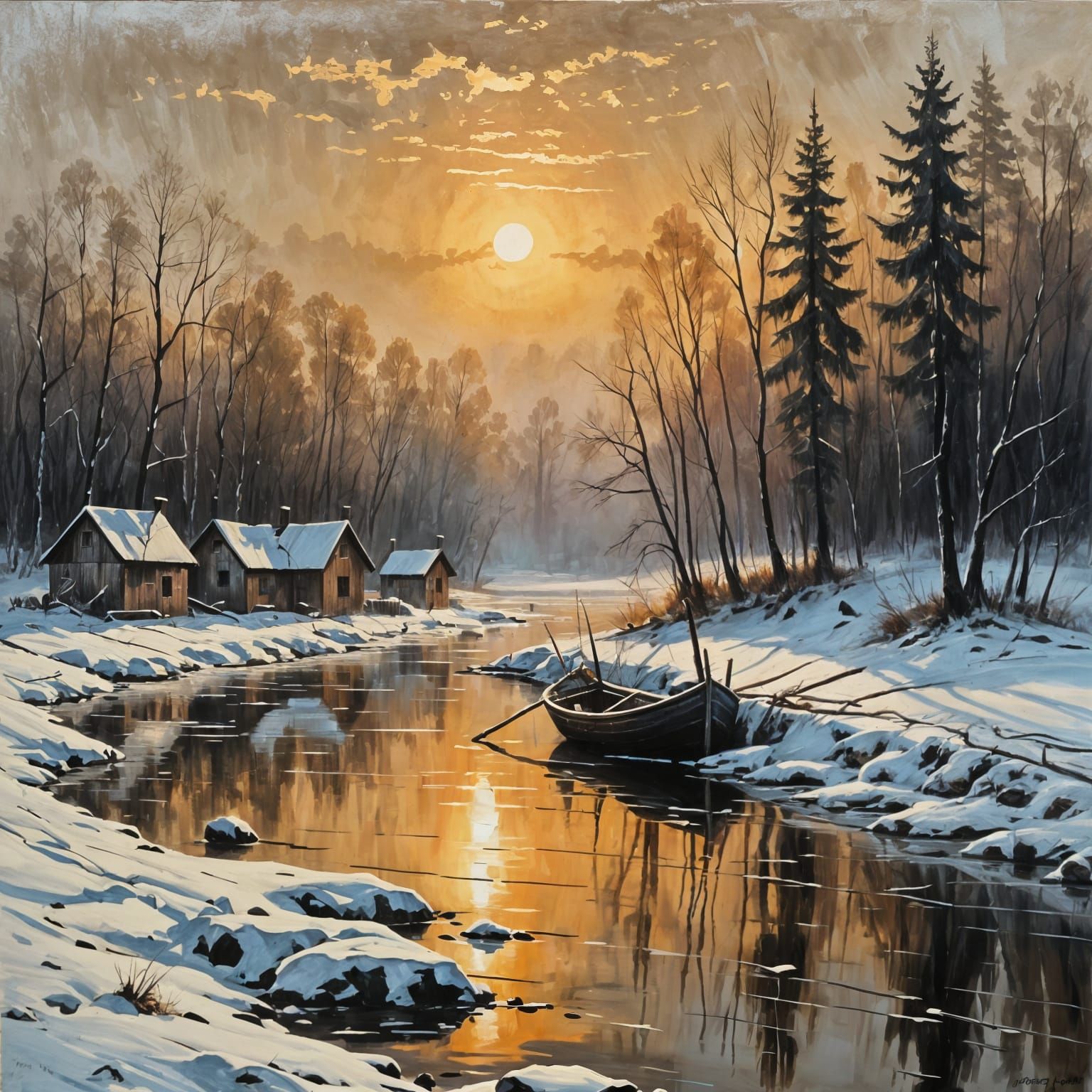 Rough Brushstrokes of a Forgotten Fishing Village