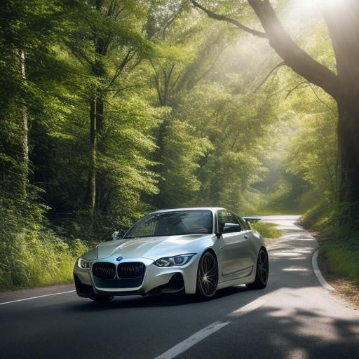 BMW Drives Through Forest: Hyper-Realistic Automotive Photog...
